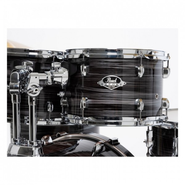 Pearl Export Exx Rock Drum Kit W Free Stool Graphite Silver At