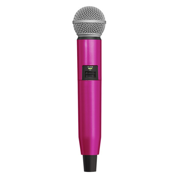 Shure GLX D SM58 BETA58A Handsender Gehäuse Pink Gear4music