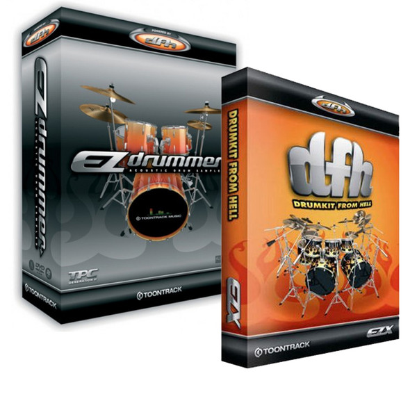 DISC Toontrack EZ Drummer Includes EZX Drumkit From Hell FREE