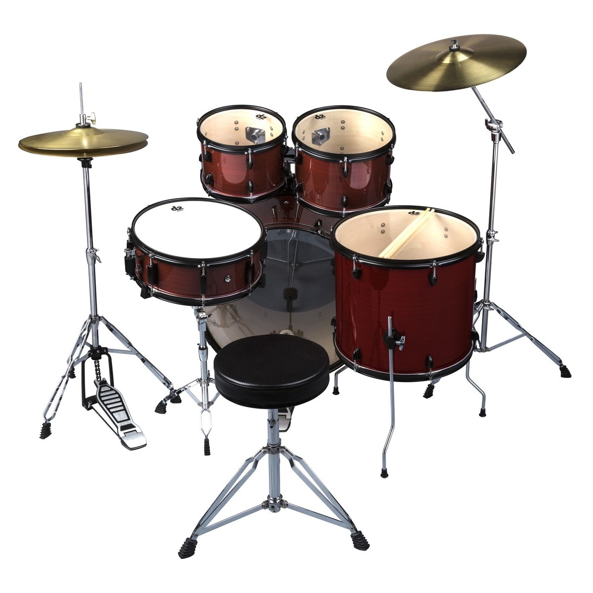 Disc Ddrum D Player Pc Drum Kit Red Pinstripe Gear Music