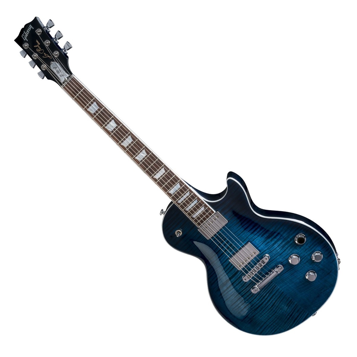 Disc Gibson Les Paul Standard Hp Left Handed Cobalt Fade Gear Music