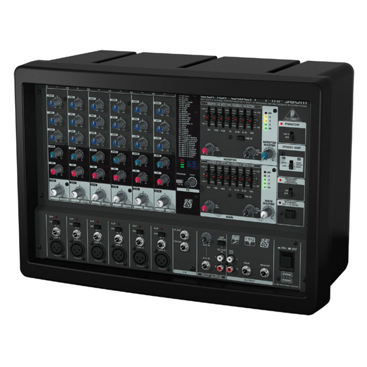 Behringer Europower Pmp M Mezclador Activo Gear Music