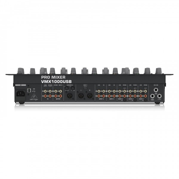 Behringer Pro VMX1000USB Professional 7 Channel Rack Mount DJ Mixer At