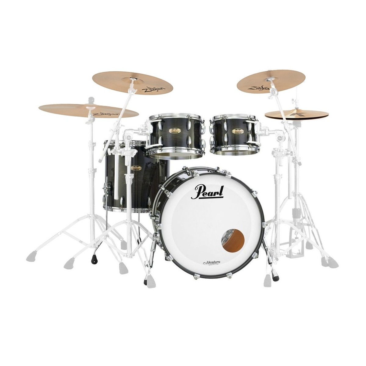 Pearl Masters MRV 22 4pc Shell Pack Twilight Burst W Zildjian K S