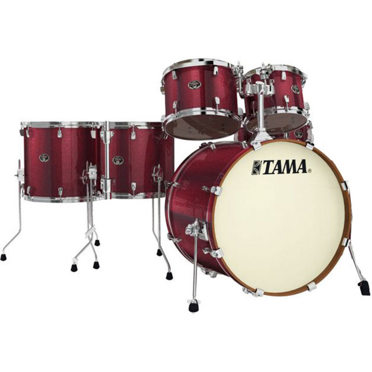 Disc Tama Silverstar Piece Shell Pack Vintage Burgundy Sparkle