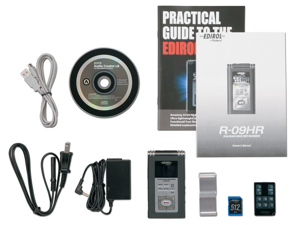 Edirol R09HR Handheld Recorder at Gear4music