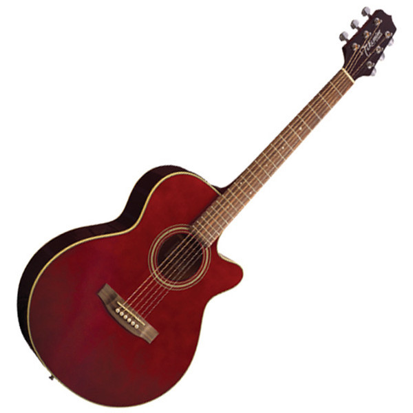 Takamine EG260C Small Body Electro Acoustic Wine Red