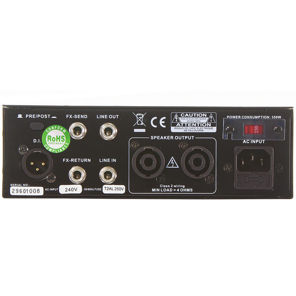 DISCONTINUED Ashdown Little Giant 350 Bass Amp Head at Gear4music