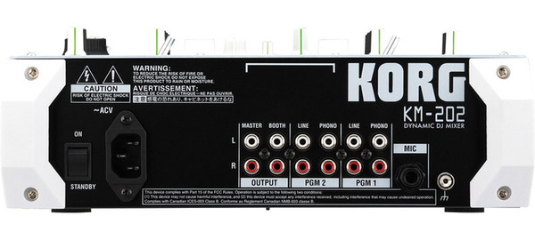 Korg KM-202 2-Channel DJ Mixer with Intergrated KAOSS Pad