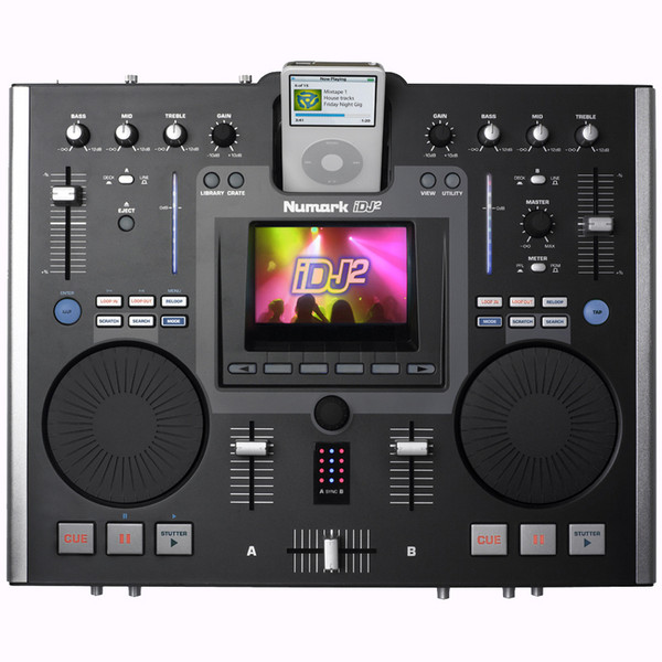 DISC Numark iDJ2 DJ Console Workstation with iPod Dock at Gear4music