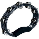 Meinl Percussion Hand Tambourine, Steel Jingles Black TMT1BK