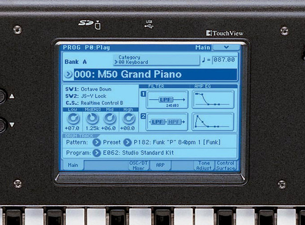 Korg M50 61 Key Music Workstation Ltd. Edition Blue | Gear4music