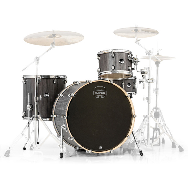Mapex Mars 24'' Big Beat 4 Piece Shell Pack, Smokewood