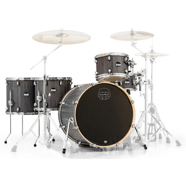 Mapex Mars 22'' Crossover Retro Fusion 5 Piece Shell Pack, Smokewood