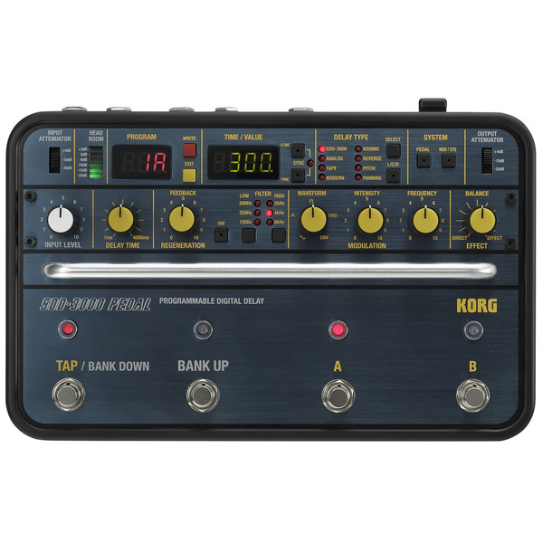 KORG SDD-3000 DIGITAL DELAY 送料無料 Korg SDD-3000 Digital Programable Delay Pedal | Gear4music