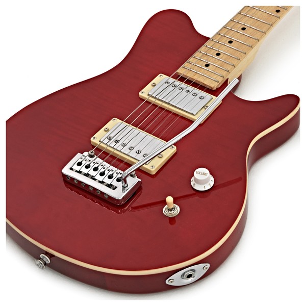 Santa Monica Electric Guitar by Gear4music, Trans Red