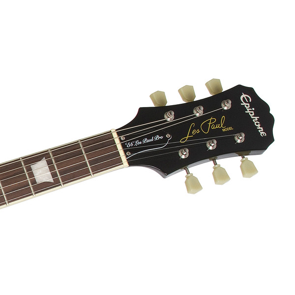 DISC Epiphone 1956 Les Paul Pro Electric Guitar, Ebony at Gear4music DISC Epiphone 1956 Les Paul Pro Electric Guitar, Ebony at Gear4music