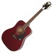 Epiphone Pro-1 PLUS Acoustic Guitar for Beginners, Wine Red