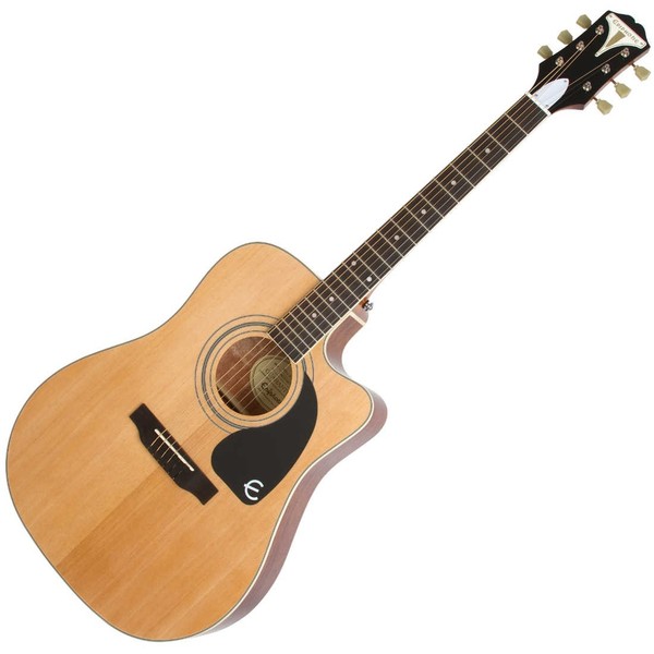 Epiphone Pro-1 ULTRA Electro-Acoustic Guitar for Beginners, Natural