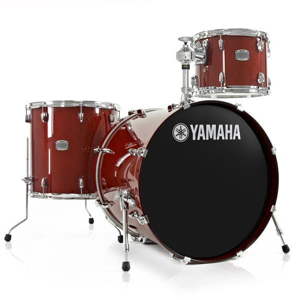 Yamaha Stage Custom Birch Ltd Ed 3 Piece Shell Pack, Cranberry Red