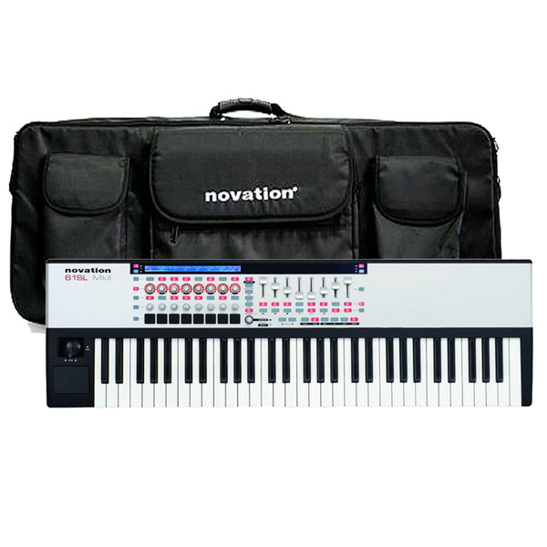 Novation 61 SL Mk2 MIDI Controller Keyboard with FREE Bag