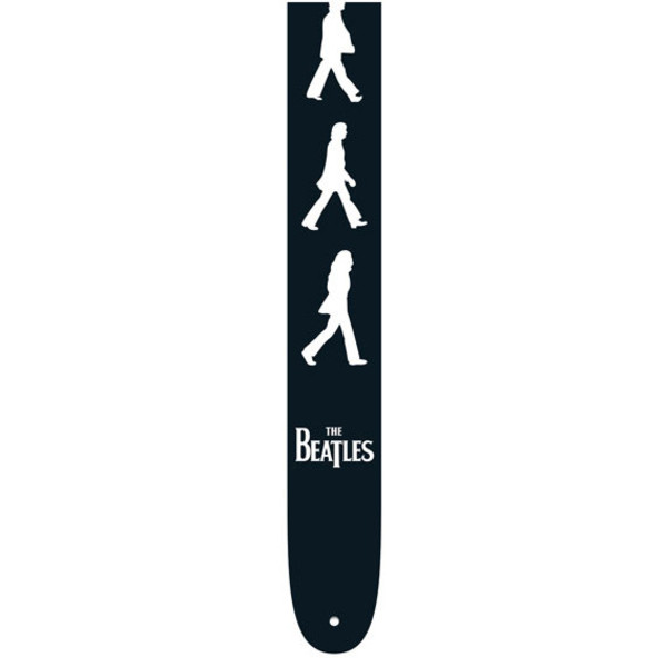Perri's 6085 The Beatles 2.5'' Guitar Strap, B&W Abbey Road