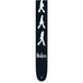 Perri's 6085 The Beatles 2.5'' Guitar Strap, B&W Abbey Road