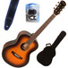 Freshman Songwriter Traveller Guitar, Tobacco Sunburst