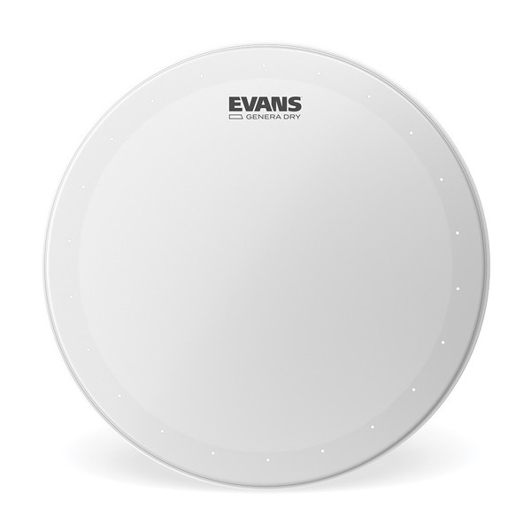 Evans Genera Dry Coated Snare Drum Head, 13''
