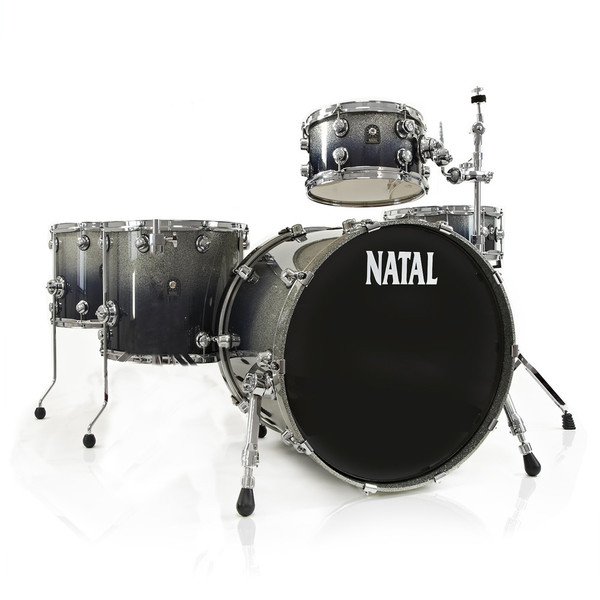 Natal Maple US Fusion X Shells and Snare, Midnight Sparkle Fade