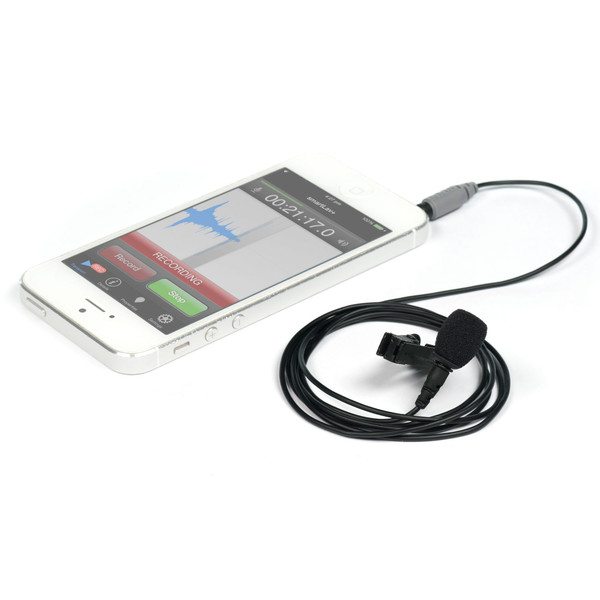 Rode SmartLav+ Lavalier Microphone for Smartphones  - Plugged Into Phone