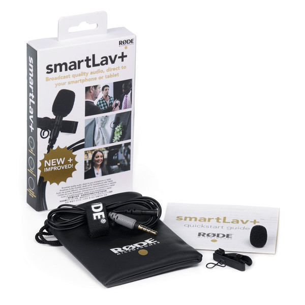 Rode SmartLav+ Lavalier Microphone for Smartphones  - Full Contents