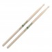 Promark Classic Forward 5A Raw Hickory Drumsticks, Wood Tip
