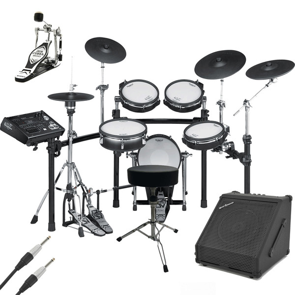 Roland TD-30K V-Pro Electronic Drum Kit with Amp and Accessories