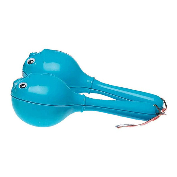 Percussion Plus PP1007 Maracas, Blue Frog