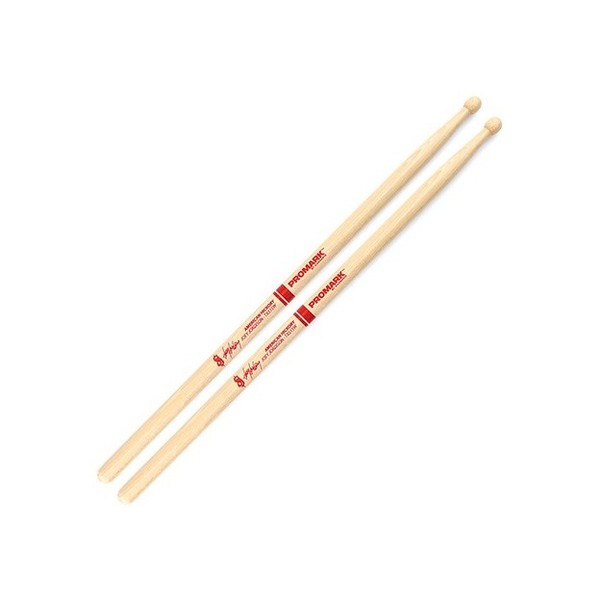 ProMark Shira Kashi Joey Jordison Wood Tip Autograph Drum Sticks, Oak