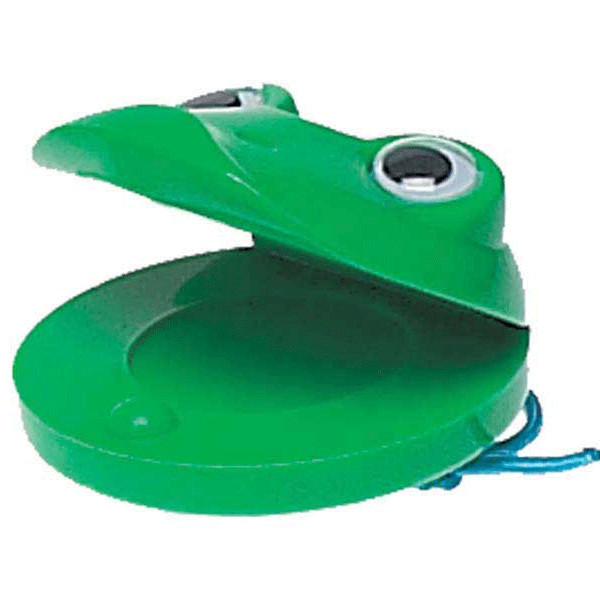 Percussion Plus PP1012 Castanets, Green Frog