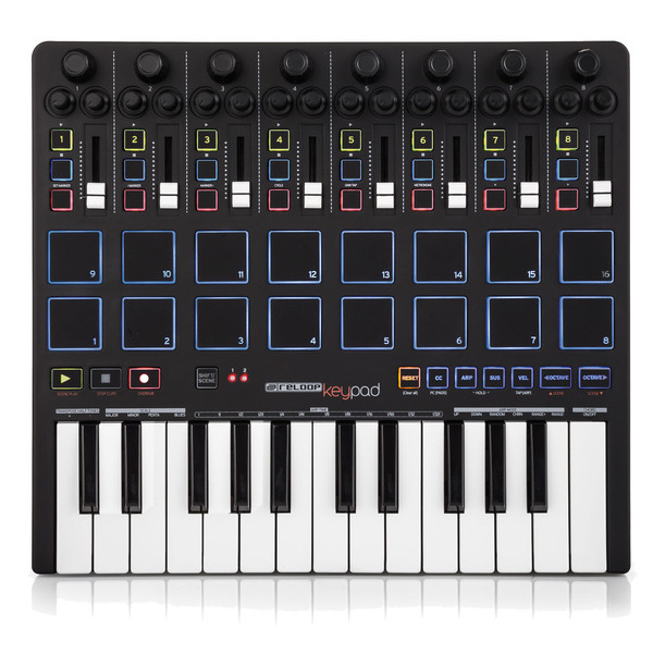 Reloop KeyPad MIDI Controller with Pads and Keyboard
