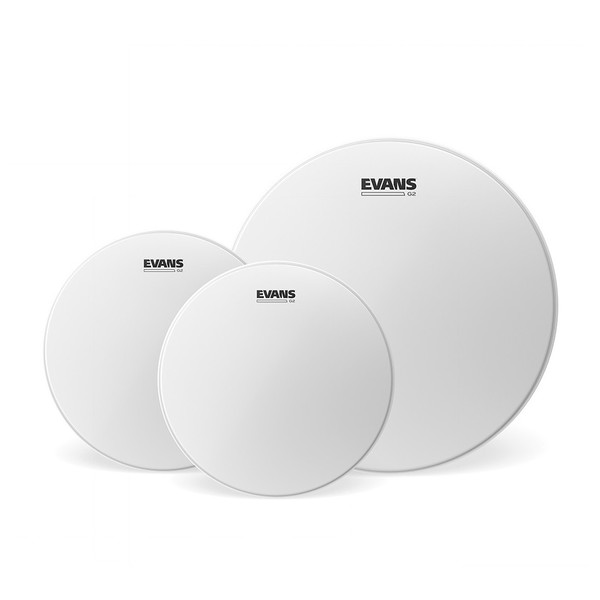 Evans G2 Coated Fusion Tom Pack 10, 12, 14'' Heads