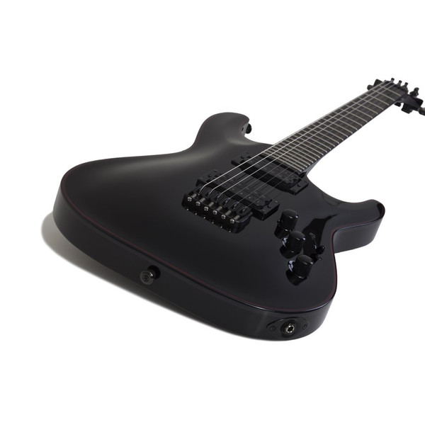 Schecter Blackjack C-1 Electric Guitar, Gloss Black 