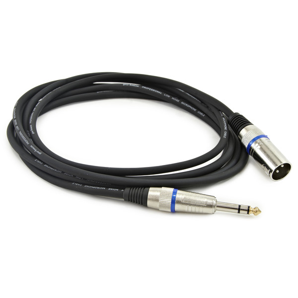 XLR (M) - Stereo Jack Cable, 1m