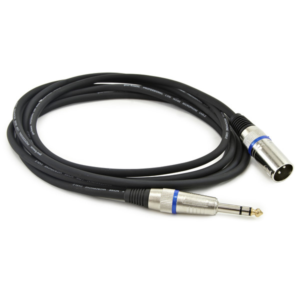 XLR (M) - Stereo Jack Cable, 6m