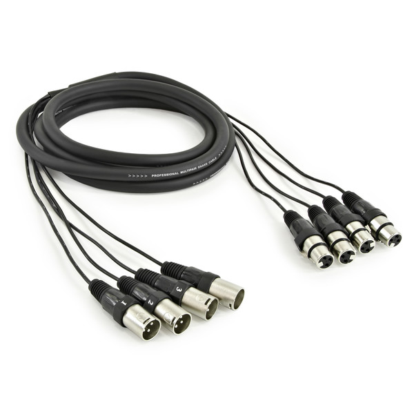 XLR (M) - XLR (F) Link Cable 4/4, 3m