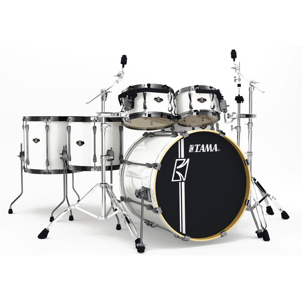 Tama Superstar Hyper-Drive 22'' 6 Piece Drum Kit, Sugar White