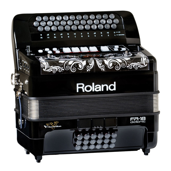 DISK Roland FR18 Button Type Diatonic V-Accordion, No Speakers