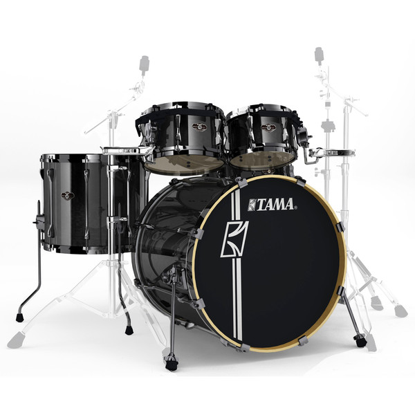 Tama Superstar Hyperdrive Custom Shell Pack, Transparent Black Fade