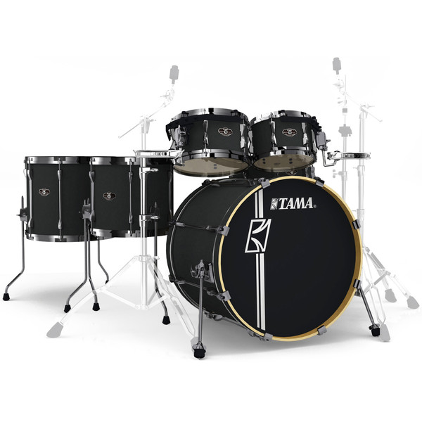 Tama Superstar Hyper-Drive Custom 6Pc Shells, Flat Black