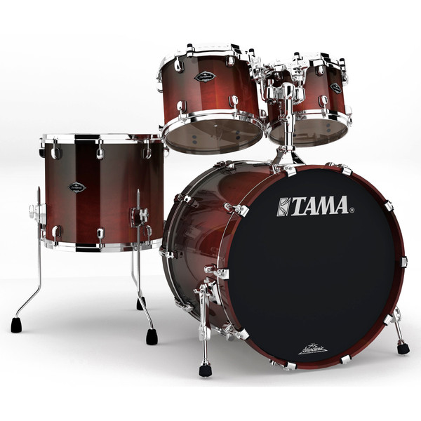 Tama Starclassic Performer B/B 4 Piece Shell Pack, Dark Cherry Fade