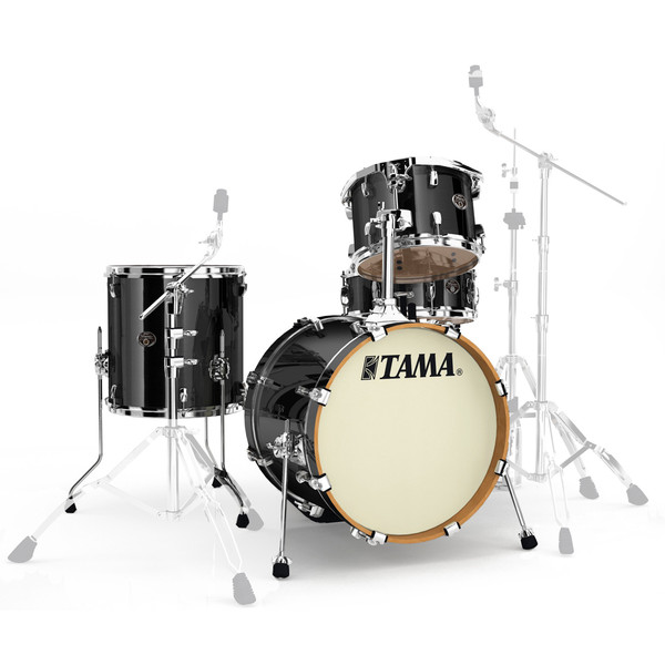 Tama Silverstar 18in 4 Piece Shell Pack, Brushed Charcoal Black