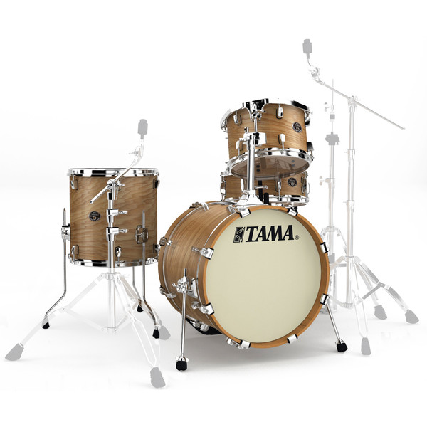 Tama Silverstar Custom 18'' 4 Piece Jazz Shell Pack, Matte Tamo Ash